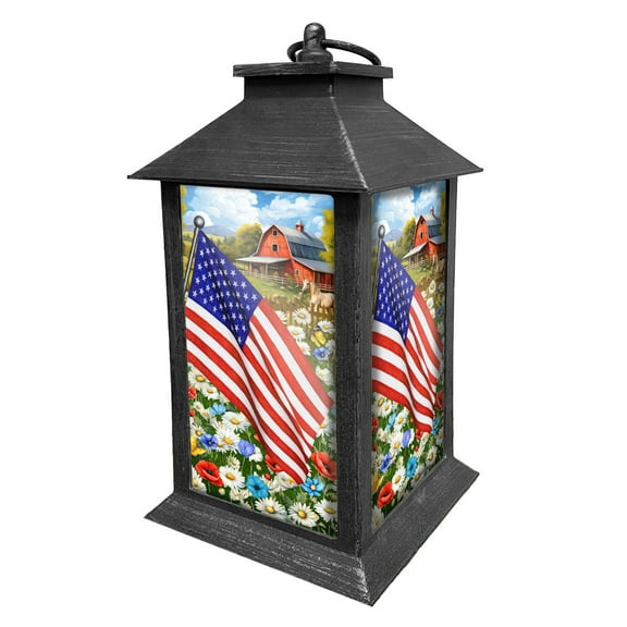 Briarwood Lane American Flower Field Lantern