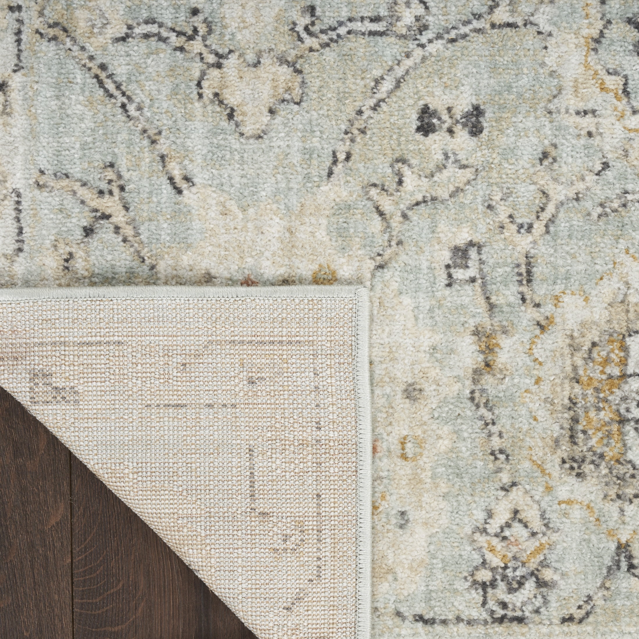 Nourison Oushak Home Persian Mint 4'1" x 5'11" Area Rug (4x6)