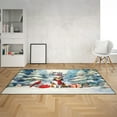 thumbnail image 2 of Merry Christmas Collie Enjoys Woofmas Winter Xmas Holiday Indoor Rug Collie Dog Lover Gifts Idea Carpet Living Bed Room Sofa Home Decor - 02022, 2 of 5
