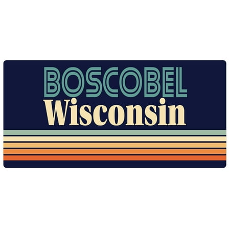 

Boscobel Wisconsin 5 x 2.5-Inch Fridge Magnet Retro Design