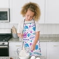 thumbnail image 4 of Colorful Baseball Icons Pattern Kids Aprons for Girls and Boys,Adjustable Neck Strap Toddler Aprons for Kids Cooking Baking, 4 of 7