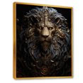 thumbnail image 2 of Designart "The Regal And Elegant Lion Ruler I" Animals Lion Floater Framed Wall Art Prints, 2 of 5