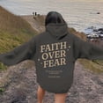 thumbnail image 5 of Hoodie Women Oversized Hoodie Womens Sweatshirt Cropped Hoodie Casual Daily Wear Women's Letter Print Hoodies Long Sleeved With Pockets Hoodie, 5 of 6