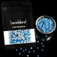 thumbnail image 3 of Beadsland 1440pcs Hotfix Rhinestones for Crafts Capri blue, SS20, 4.6-4.8mm, 3 of 5