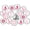 Pink, variant on 324 Nautical Blue Its a Boy Baby Shower Favors Stickers For Baby Shower Or Baby Sprinkle Party Decorations, Baby Shower Kisses Stickers, Baby Shower Blue Favors, Baby Shower Labels, Its a Boy Kisses