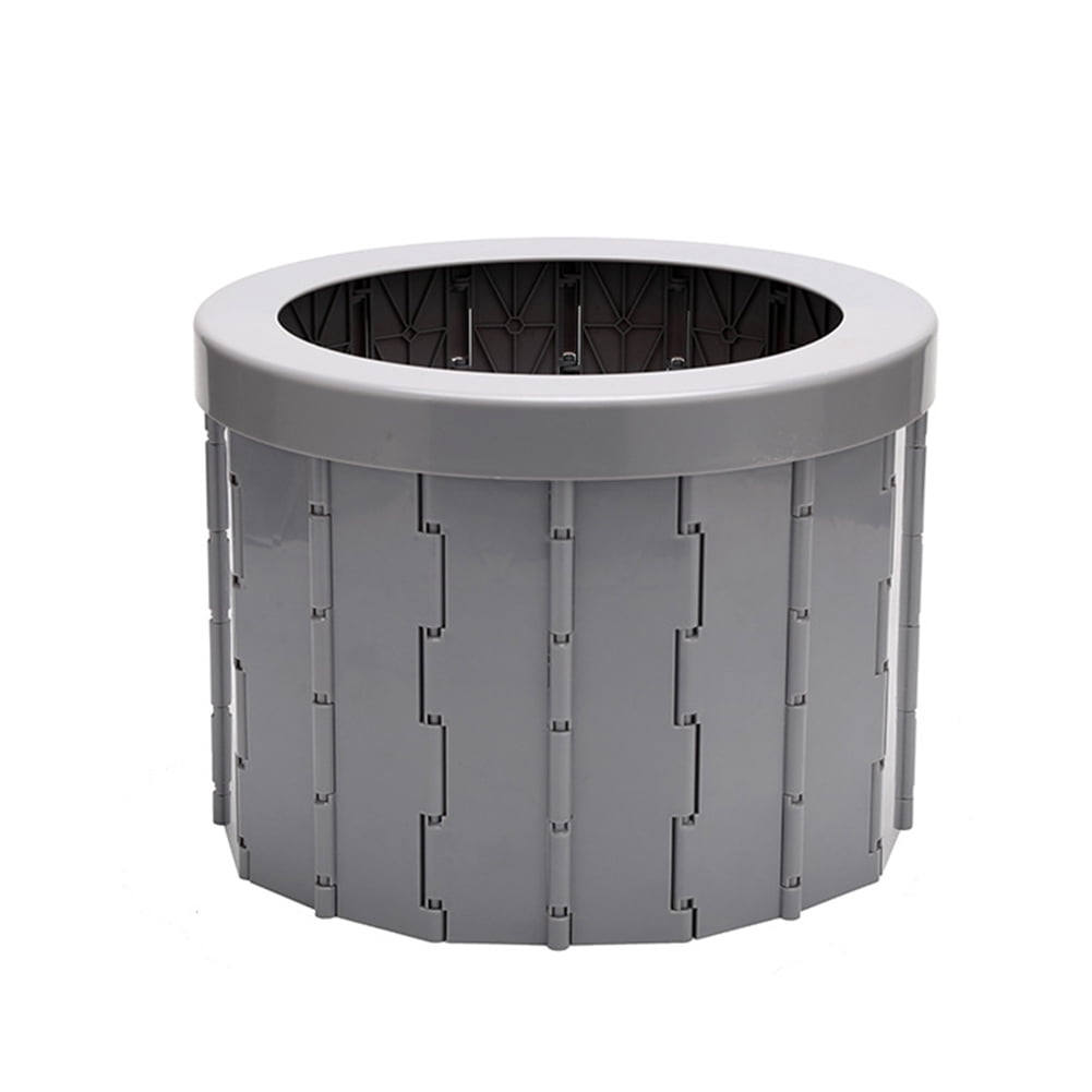 Portable Toilet Folding Commode Toilet Seat for Camping Hiking Long