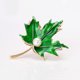 thumbnail image 4 of Broche de hoja de arce con tachuelas de aleación, 2 uds., para mujer, 4 of 5