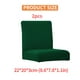 thumbnail image 5 of Funda protectora sólida para silla de comedor, funda protectora universal para muebles de oficina, funda giratoria, suministros para el hogar, verde, 2 paquetes Speravity HA012490-07, 5 of 5