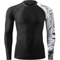 thumbnail image 2 of Série SHIQI-Wildling Protection UV UPF 50+ Séchage Rapide Compression Maillot Dermoprotecteur Manches Longues, 2 of 4