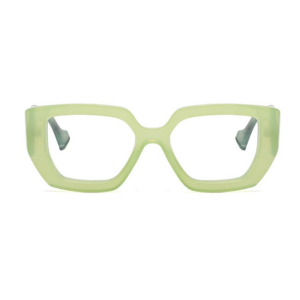 Gafas de lectura Jumpingount Marco grande Lente anti-azul Tipo regalo dulce