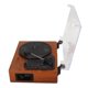 thumbnail image 3 of Tocadiscos Bluetooth, tocadiscos retro, tocadiscos de fonógrafo vintage portátil, tocadiscos Bluetooth retro, mejore su experiencia, 3 of 12