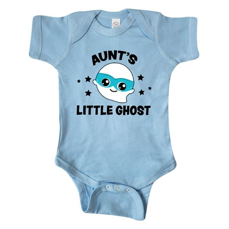 

Inktastic Cute Aunt s Little Ghost with Stars Gift Baby Boy or Baby Girl Bodysuit