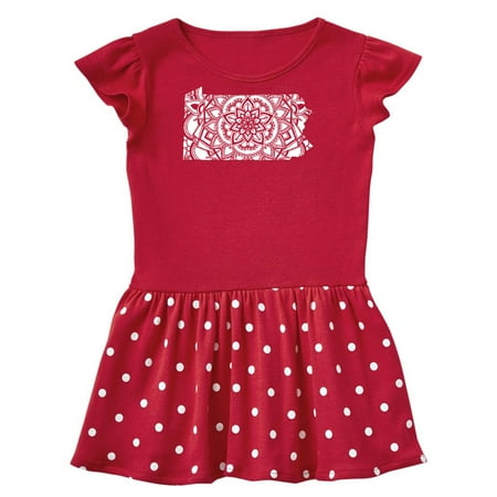 

Inktastic Pennsylvania Silhouette Mandala Gift Toddler Girl Dress