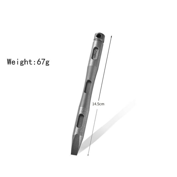EDC PryBar Titanium Multifunctional Outdoor Tool Easy to Carry Camping Crowbar (StoneWash)