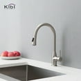thumbnail image 2 of Kibi Napa Single Handle Pull Down Kitchen Sink Faucet with Soap Dispenser, 2 of 3