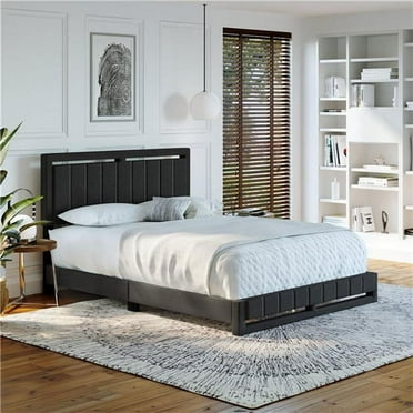 Boyd Sleep SEPBCL201EK Sybil Linen Upholstered Platform Bed