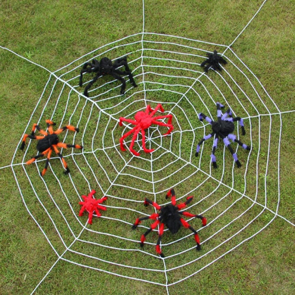 Buy 5ft Giant Spider  Halloween Decoration Scary Haunted Party Home Yard Decor, White Online