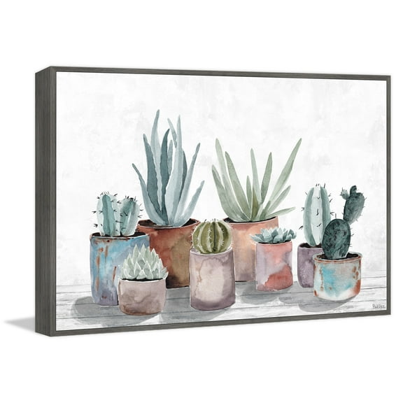 Parvez Taj Looks Amazing Floater Framed Painting Print on Canvas