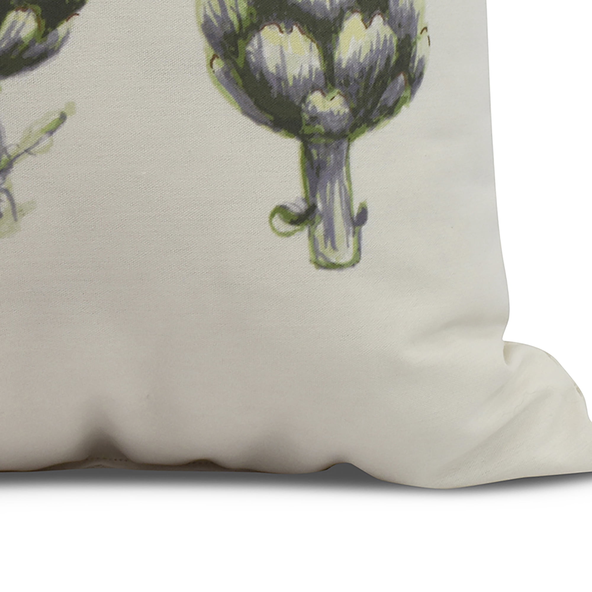 Simply Daisy, 18 x 18 inch,Artichoke Decorative Pillow,Green