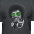 thumbnail image 2 of Bob Ross St. Patrick's Day Clover Shades Graphic T-Shirt (X-Large - Standard Fit, Charcoal Heather), 2 of 4