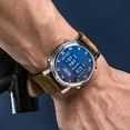 thumbnail image 4 of MEGIR Fashion Military Sport Men Watches Leather Strap Roller Quartz Wristwatches Waterproof Clock, 4 of 10
