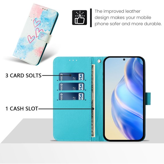 Decase For Samsung Galaxy S26+ Flip Case,Shockproof Wallet Cover with 3 Credit Card Slot,PU Leather Magnetic Closure Phone Cover with Lanyard,T