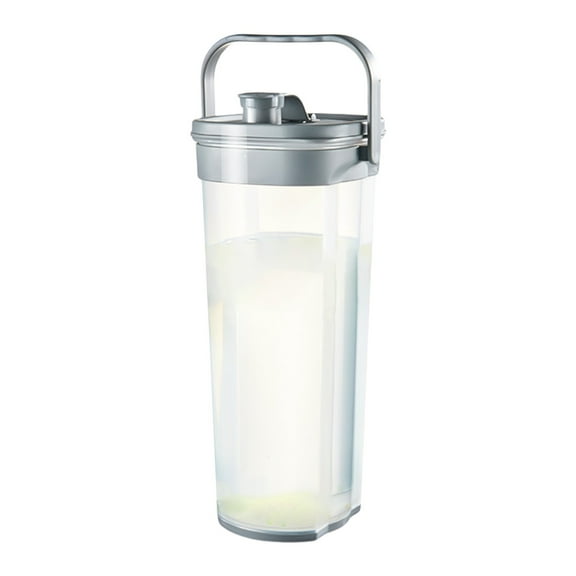 Hiroekza Water Pitcher with Lid and Spout 2L Insulated Fruit Infuser Cold Brew Iced Tea Pitcher for Coffee Juice and Homemade Beverage Plastic Pitcher with Handle and Lid Gray