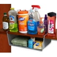thumbnail image 2 of YBM Home Under Shelf Basket Storage Organizer, Silver 10” x 15” x 6”, 6 Pack - Large, 2 of 6