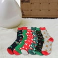 thumbnail image 5 of New Mens Sock Christmas Xmas Tree Santa Claus Snowflake Pattern Hip Hop Cool Socks For Men Winter Thick Long Skate Funny So N9h6, 5 of 10