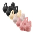 thumbnail image 1 of Posijego Women's Front Closure Bra 6 Pack Womens Plus Size Wireless Push up Full Coverage Everyday Bralettes, 1 of 2