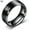 Black, variant on Mens Wedding Band Ring - 8mm Stainless Steel Engagement Promise Rings for Men Women, Cross Classic Ring with Cubic Zirconia for Men Jewelry Gift Ring Size 6 7 8 9 10 11