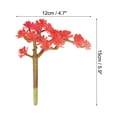 thumbnail image 2 of Uxcell Artificial Succulent Plants Unpotted Faux Succulents Plants Fake Plants Rattan Orange, 2 of 5