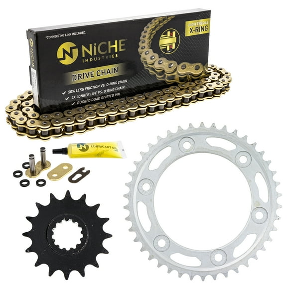 Niche Sprocket Chain Set for Honda CBR1000RR 16/42 Tooth 530 X-Ring Motorcycle MK1005011