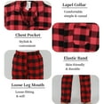 thumbnail image 4 of YUSHOW Boys & Girls Long Sleeve Ultrasoft Holiday Flannel Pajama Set, 2 Piece, Size 7-13Y, 4 of 7