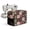Christmas Cand Snowflake, variant on Nxidvxne Sewing Machine Dust Cover Quilted Polyester Universal Fit 17.3x8.8x12.2in with Large-capacity Front Pockets Rose Old Sew Machine Print