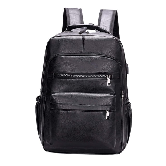 Milaget Laptop Backpack Computer Backpack with Charging Port Adjustable Shoulder Black