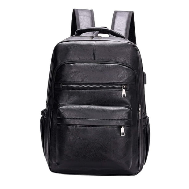 Mochila para portátil, mochila de viaje para hombre, mochila ligera de gran capacidad para ordenador. Negro
