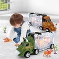 thumbnail image 4 of Bewildely Juego de transportador de 9 piezas, transportador de dinosaurios, tamaño compacto, entretenimiento interesante, juguetes interactivos, Almacenamiento y organización del hogar, 4 of 6