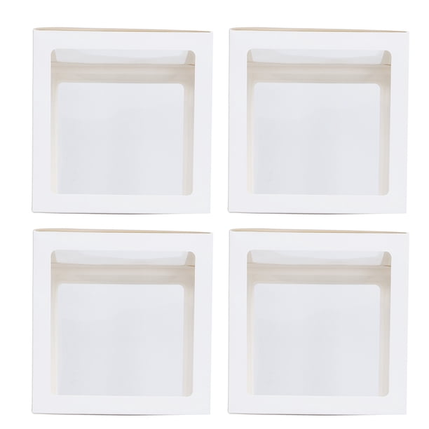 Cajas De Globos, Cajas Transparentes Para Globos De Plástico, 4 Cajas Blancas De Amplia Aplicación Para Revelar El Género, Bloques Decorativos Para Decoración De Fiestas De Anggrek Otros