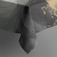 thumbnail image 4 of Gray Black Gold Marble Pattern Rectangle Tablecloth 60"x120",Waterproof Polyester Rectangle Table Cloth, Wipeable Spillproof Polyester Tablecloth for Dining, Camping, Indoor and Outdoor, 4 of 6