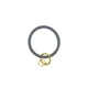 thumbnail image 5 of sweethay Cadena de teléfono móvil Circular impermeable Color sólido Universal Flexible Anti-pérdida anillo colgante compras deporte cordón gris Gris 2piezas, 5 of 5