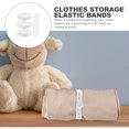 thumbnail image 4 of Miangastore 20pcs Clothes Storage Elastic Bands Adjustable Roll-up Clothing Storage Strap, 4 of 8