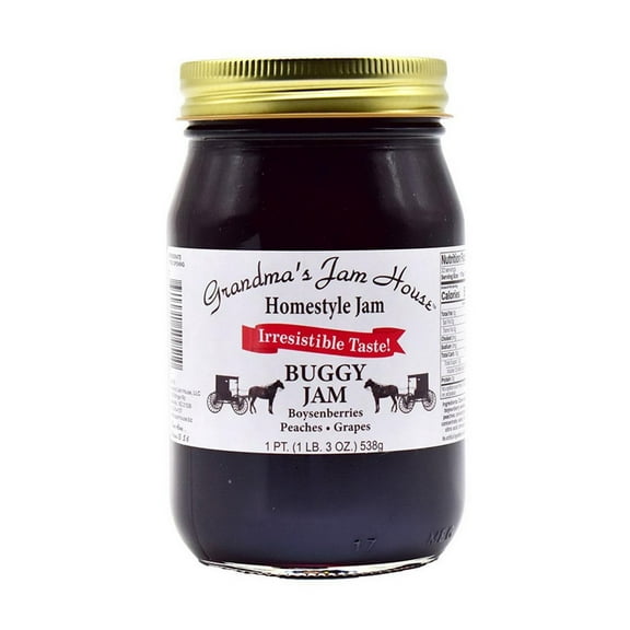 (Price/CASE)Grandma's Jam House Homestyle Buggy Jam 12/16oz, 570314