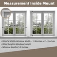 thumbnail image 5 of BERISSA Cordless Blackout No Drill No Tools Cellular Shades, Pull Down Window Blinds,White,34" W x 72" H, 5 of 10