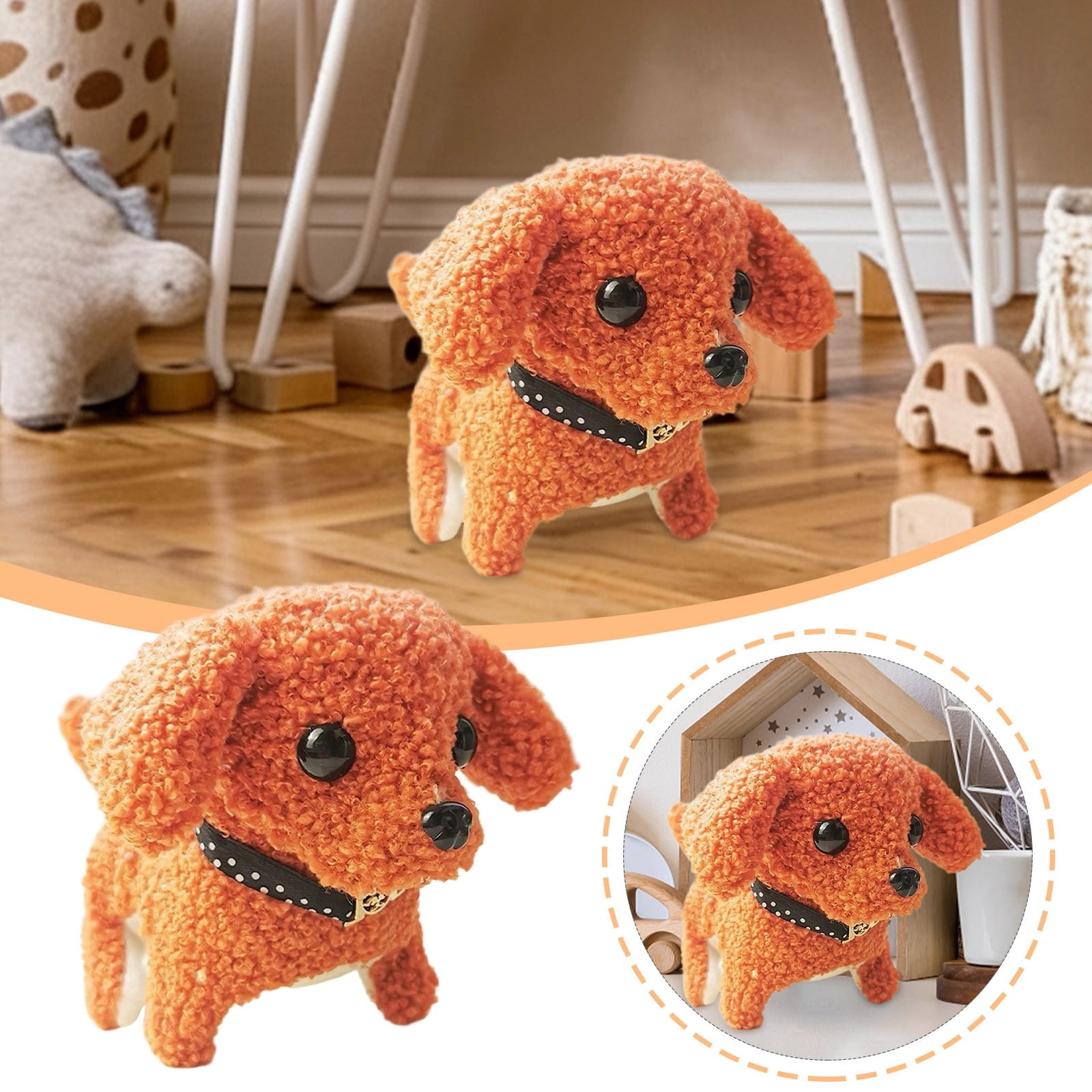 その他 moji ONLINE Moji Interactive Labradoodle Puppy, Reacts to Touch and