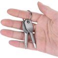 thumbnail image 5 of Mini Screwdriver Keychain Set, Portable Stainless Steel Flat Head and Phillips Screwdriver Set Tool Outdoor Multifunctional EDC Tool Mini Pocket Tool, 5 of 5