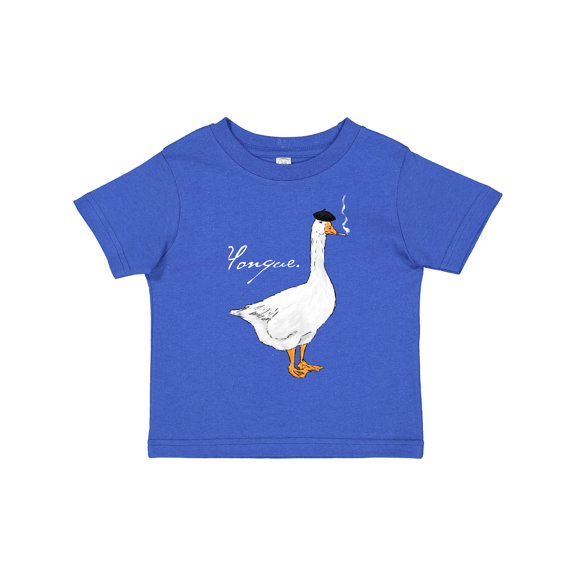 Inktastic French Goose says Honque Boys or Girls Toddler T-Shirt