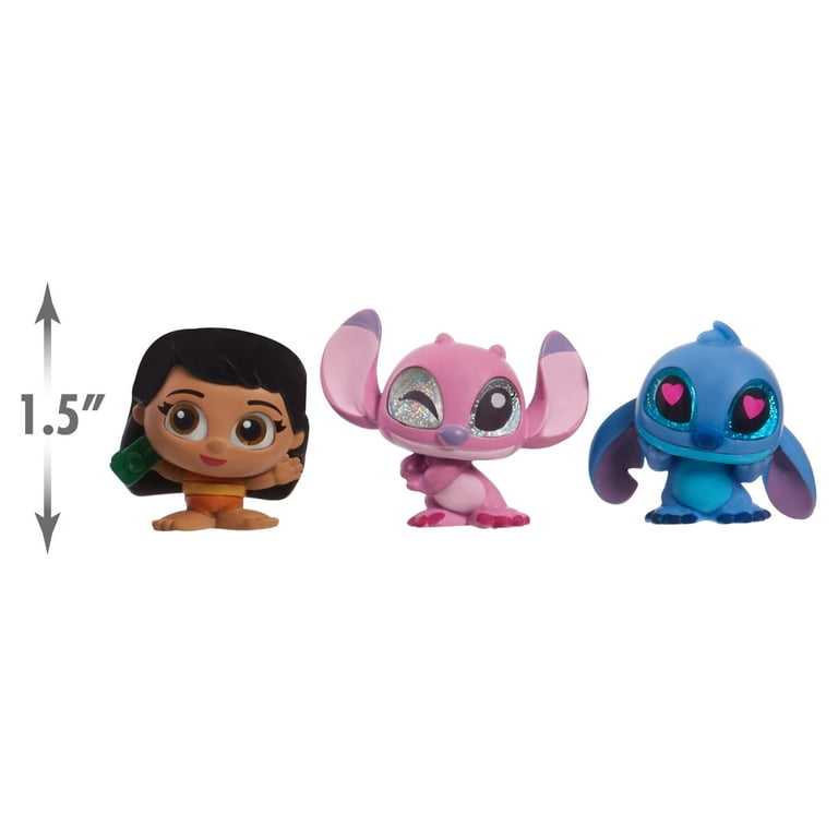 Disney Doorables Tag-A-Longs Stitch Wearable Figure and Charms Series 1,  Styles May Vary, Officially Licensed Kids Toys for Ages 3 Up, Gifts and