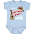 thumbnail image 3 of Inktastic I Listen to Country Music with My Daddy Guitar and Hat Boys or Girls Baby Bodysuit, 3 of 5