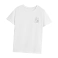 thumbnail image 4 of Camiseta de manga corta para mujer, camiseta clásica suave con cuello redondo para mochilero y trabajo XL, 4 of 8